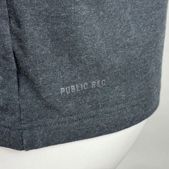 Public Rec Weekend Half Zip Pullover Mens L EUC Long Sleeve Stretch Pima Cotton - Picture 9 of 13